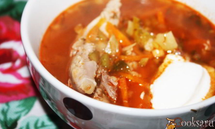 Рецепт рассольник с индейкой