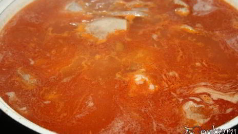 рассольник с индейкой