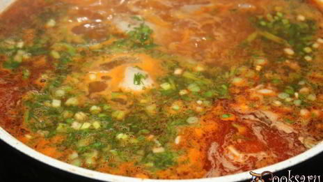 рассольник с индейкой