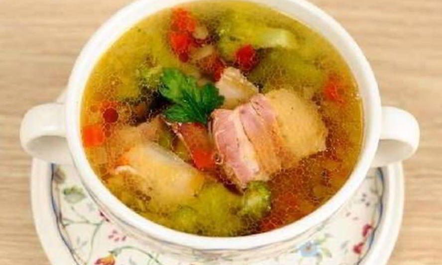 Рецепт рассольника с копченого грудинкого