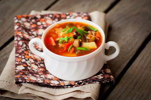 Рассольник с курицей и грибами