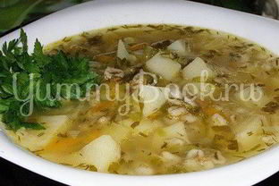 Рассольник с курицей