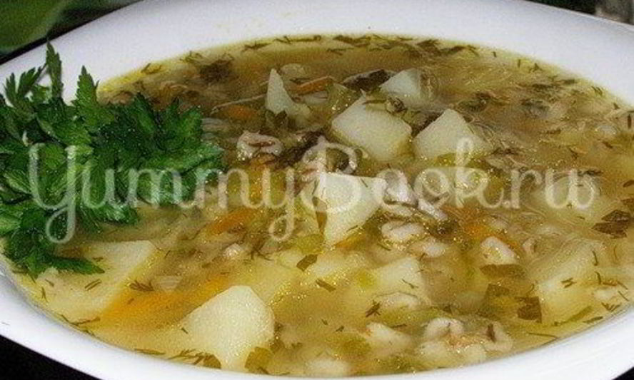 Рецепт рассольник с курицей