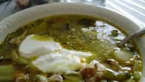 рассольник с курицей