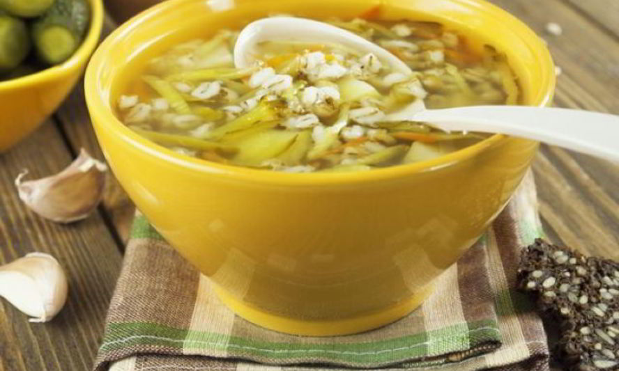 Рецепт рассольник с нутом