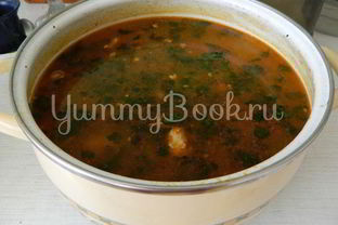 Рассольник с перловой крупой