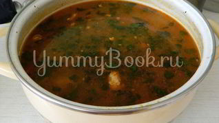 Рассольник с перловой крупой