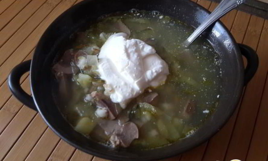 Рецепт рассольник с почками