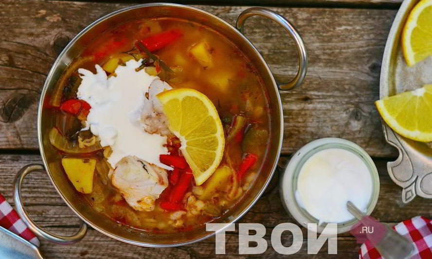 Рецепт рассольник с рисом и рыбой