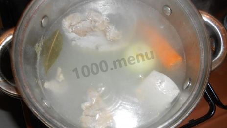 рассольник с рисом и языком