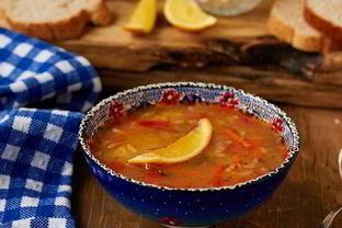 Рассольник с рисом