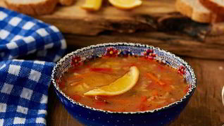 Рассольник с рисом