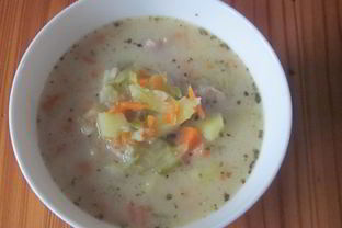 Рассольник с солеными огурцами