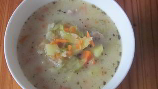 Рассольник с солеными огурцами