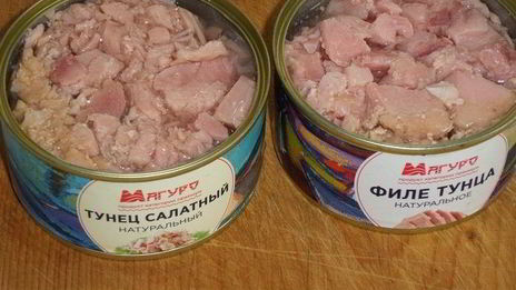 рассольник с тунцом
