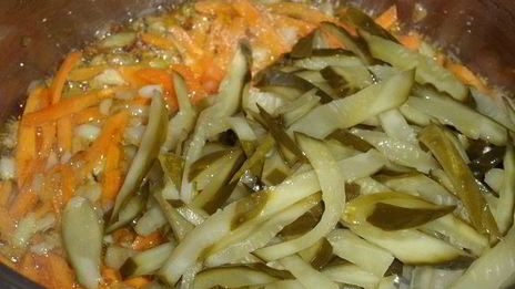 рассольник с тунцом