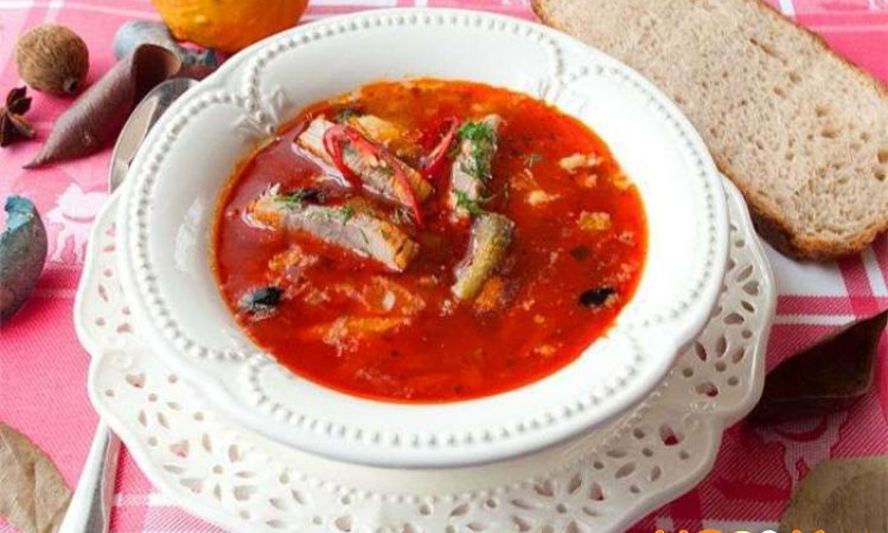 Рецепт рассольник со свининой и перловкой