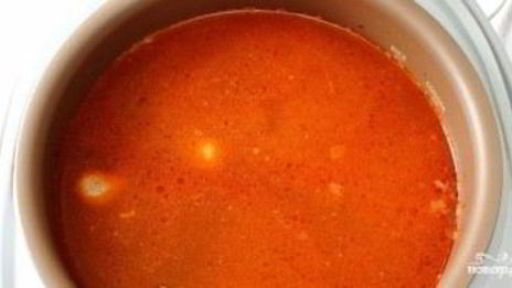 рассольник со свининой в мультиварке