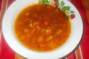 Рассольник в мультиварке с перловкой