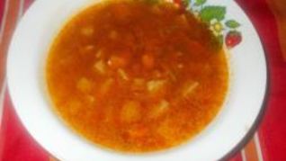 Рассольник в мультиварке с перловкой