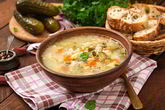 Суп Рассольник с перловой крупой