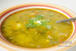 Суп Рассольник с рисом