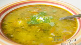 Суп Рассольник с рисом