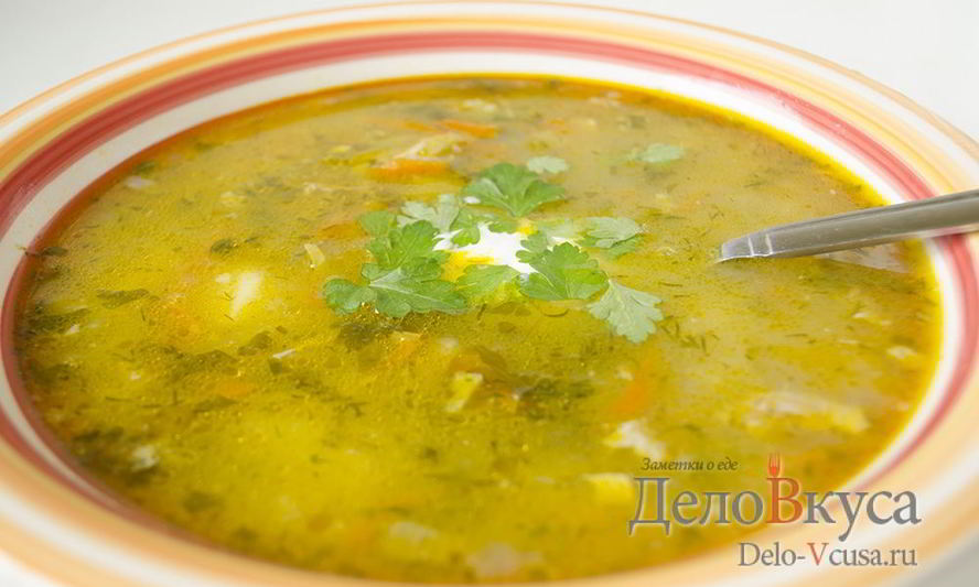 Рецепт суп рассольник с рисом