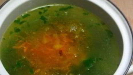 вегетарианский рассольник с рисом