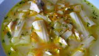 Рыбный суп из лосося