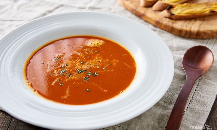 Рецепт рыбный томатный суп