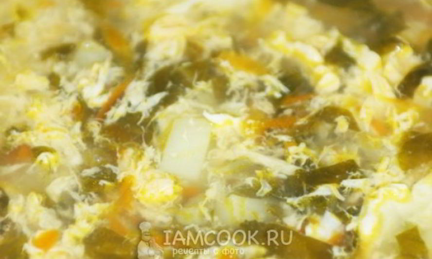 Рецепт щавелевый суп с яйцом