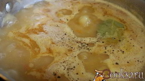 деревенские кислые щи с гречневой кашей