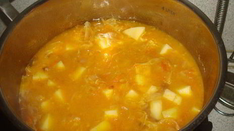 кислые деревенские щи