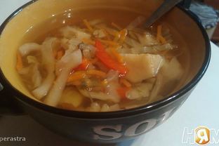 Постные щи с грибами