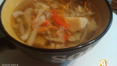 постные щи с грибами