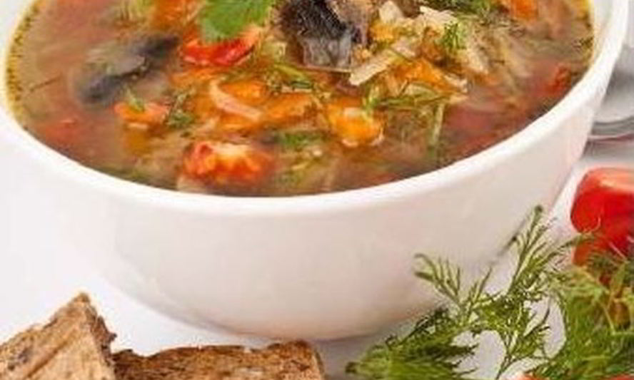 Рецепт русские щи с грибами