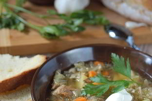 Щи богатые русские