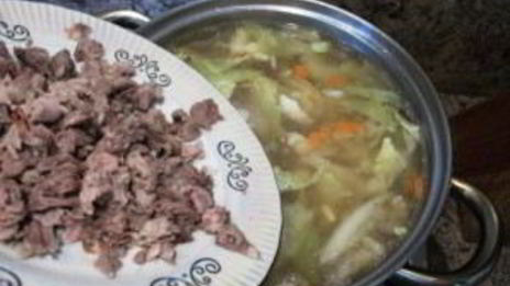 щи из квашеной капусты со свининой