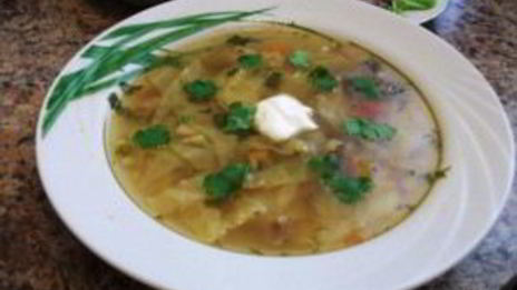 щи из квашеной капусты со свининой