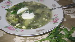Щи из щавеля