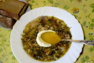 Щи из щеницы