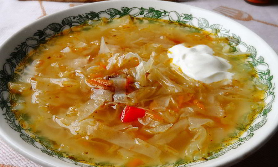 Рецепт щи из свежей и квашенной капусты