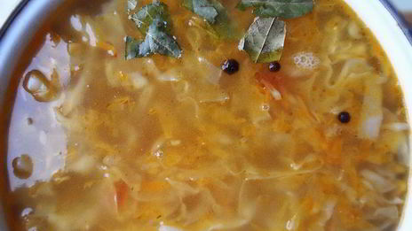 щи из свежей и квашенной капусты