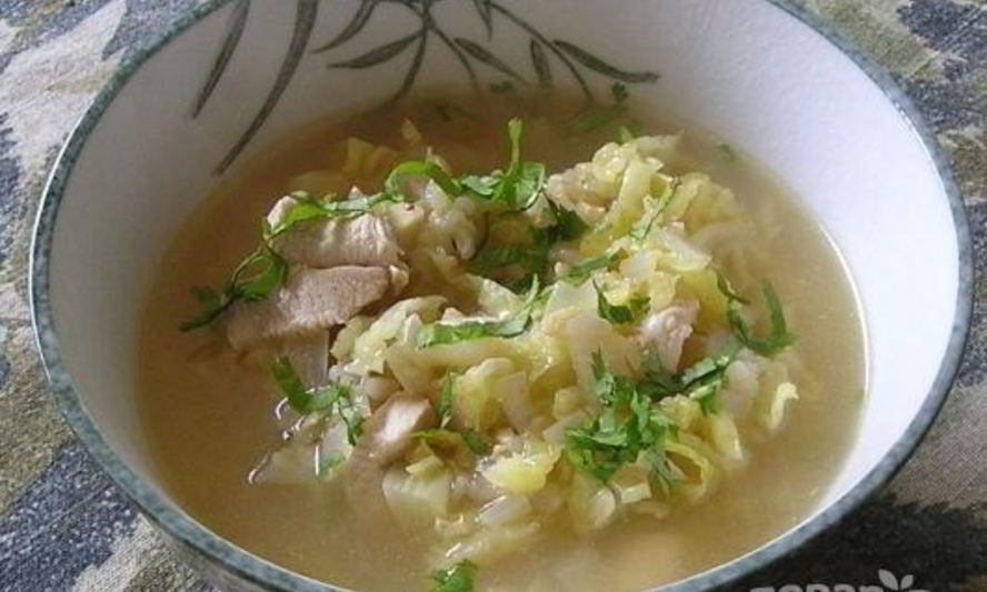 Рецепт щи из свежей капусты с курицей