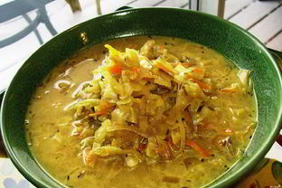 Щи постные с грибами