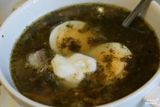 Щи с бараниной