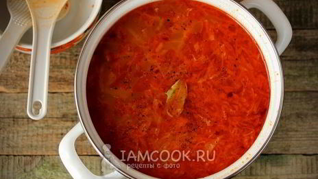 щи с фасолью и желудками индейки