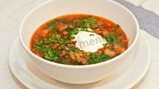 Щи с говядиной в мультиварке