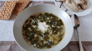 Щи с щавелем